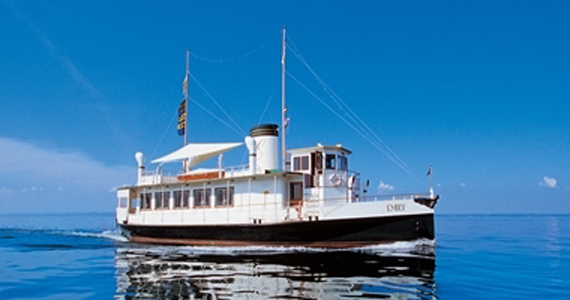 Bodensee Schweiz: MY Emily des Hotel Bad Horn, Luxushotel