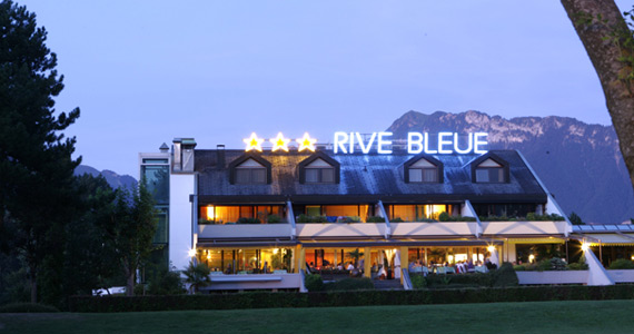 Genfer See Schweiz: Hotel La Lagune in Bouveret Genfer See Schweiz: Hotel La Lagune in Bouveret